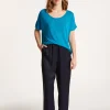 Montagut Round-neck slub linen T-shirt - Loli