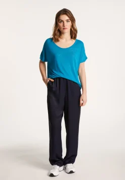Montagut Round-neck slub linen T-shirt - Loli