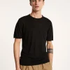Montagut Round-neck slub linen T-shirt - Renaud