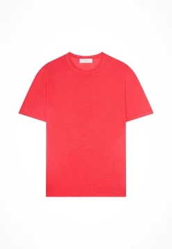 Montagut Round-neck slub linen T-shirt - Renaud