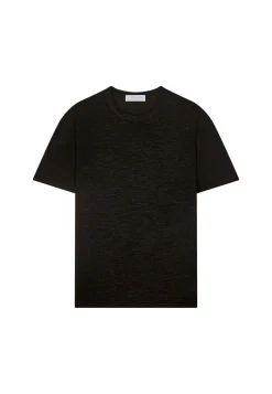 Montagut Round-neck slub linen T-shirt - Renaud