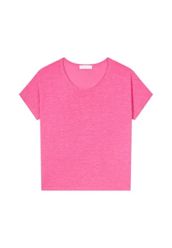 Montagut Round-neck slub linen T-shirt - Loli
