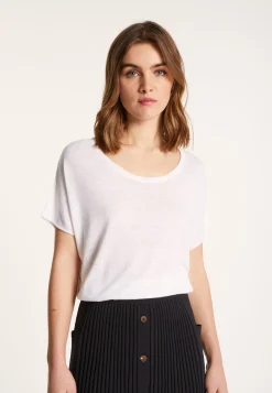 Montagut Round-neck slub linen T-shirt - Loli