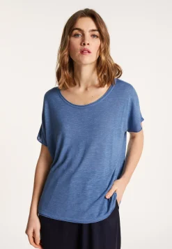 Montagut Round-neck slub linen T-shirt - Loli