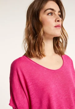 Montagut Round-neck slub linen T-shirt - Loli