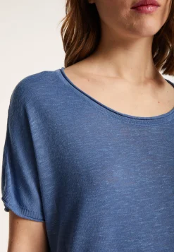 Montagut Round-neck slub linen T-shirt - Loli