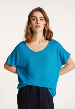 Montagut Round-neck slub linen T-shirt - Loli