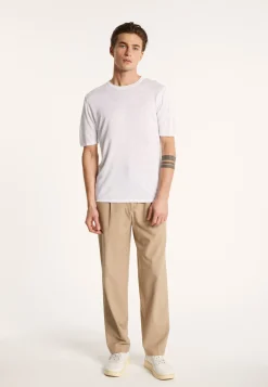 Montagut Round-neck slub linen T-shirt - Renaud
