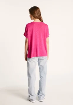 Montagut Round-neck slub linen T-shirt - Loli