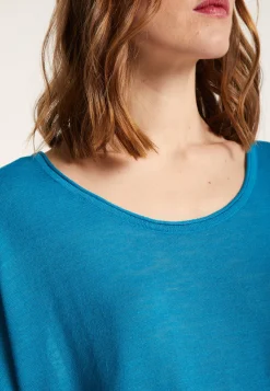 Montagut Round-neck slub linen T-shirt - Loli