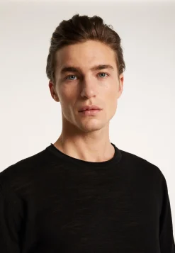 Montagut Round-neck slub linen T-shirt - Renaud
