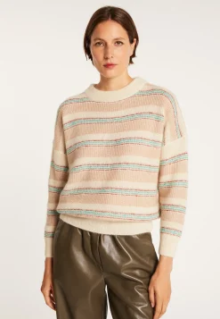 Montagut Round-neck striped mohair sweater - Charly