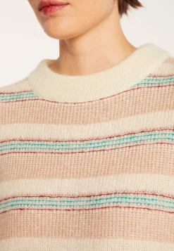Montagut Round-neck striped mohair sweater - Charly