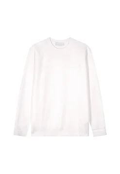 Montagut Round-neck sweater in slub cotton and linen - Isaia