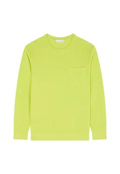 Montagut Round-neck sweater in slub cotton and linen - Isaia