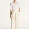 Montagut Round-neck T-shirt with elbow-length sleeves - MADY