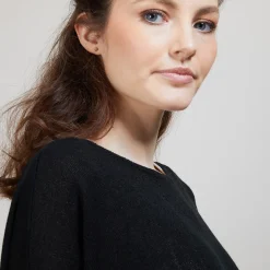 Montagut Round-neck viscose crepe T-shirt - Bibiche