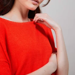Montagut Round-neck viscose crepe T-shirt - Bibiche