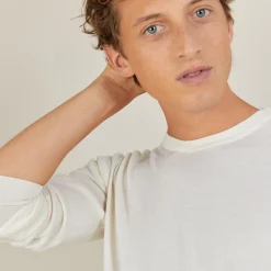 Montagut Round-neck wool and silk sweater - Barsam