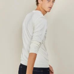 Montagut Round-neck wool and silk sweater - Barsam