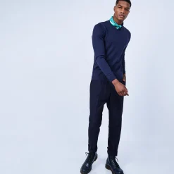 Montagut Round-neck wool jumper - LUCIANO