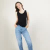 Montagut Round-neck wool tank top - Biella