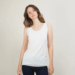 Montagut Round-neck wool tank top - Biella