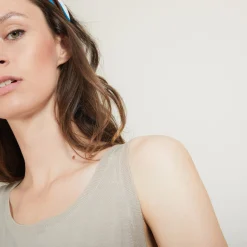 Montagut Round-neck wool tank top - Biella