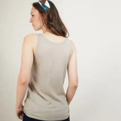 Montagut Round-neck wool tank top - Biella
