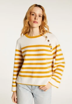 Montagut Sailor sweater in cashmere with loose sleeves - Gaelle
