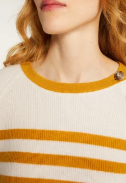 Montagut Sailor sweater in cashmere with loose sleeves - Gaelle