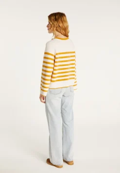 Montagut Sailor sweater in cashmere with loose sleeves - Gaelle