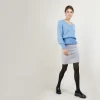 Montagut Short cashmere skirt - France