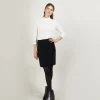 Montagut Short cashmere skirt - France