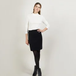 Montagut Short cashmere skirt - France