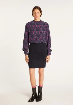Montagut Short cashmere skirt - France