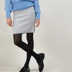 Montagut Short cashmere skirt - France