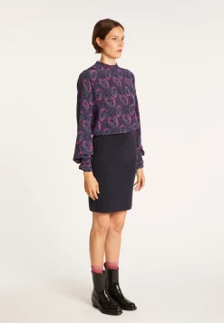 Montagut Short cashmere skirt - France