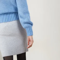 Montagut Short cashmere skirt - France
