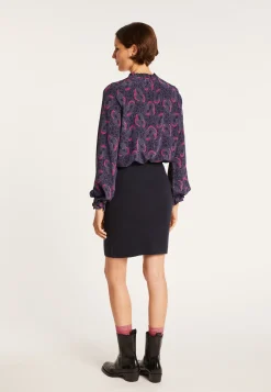Montagut Short cashmere skirt - France
