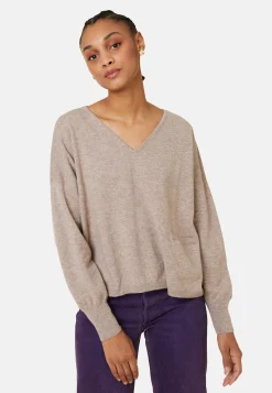 Montagut Short cashmere sweater with pocket - Balba