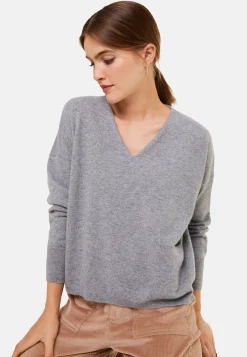 Montagut Short cashmere sweater with pocket - Balba