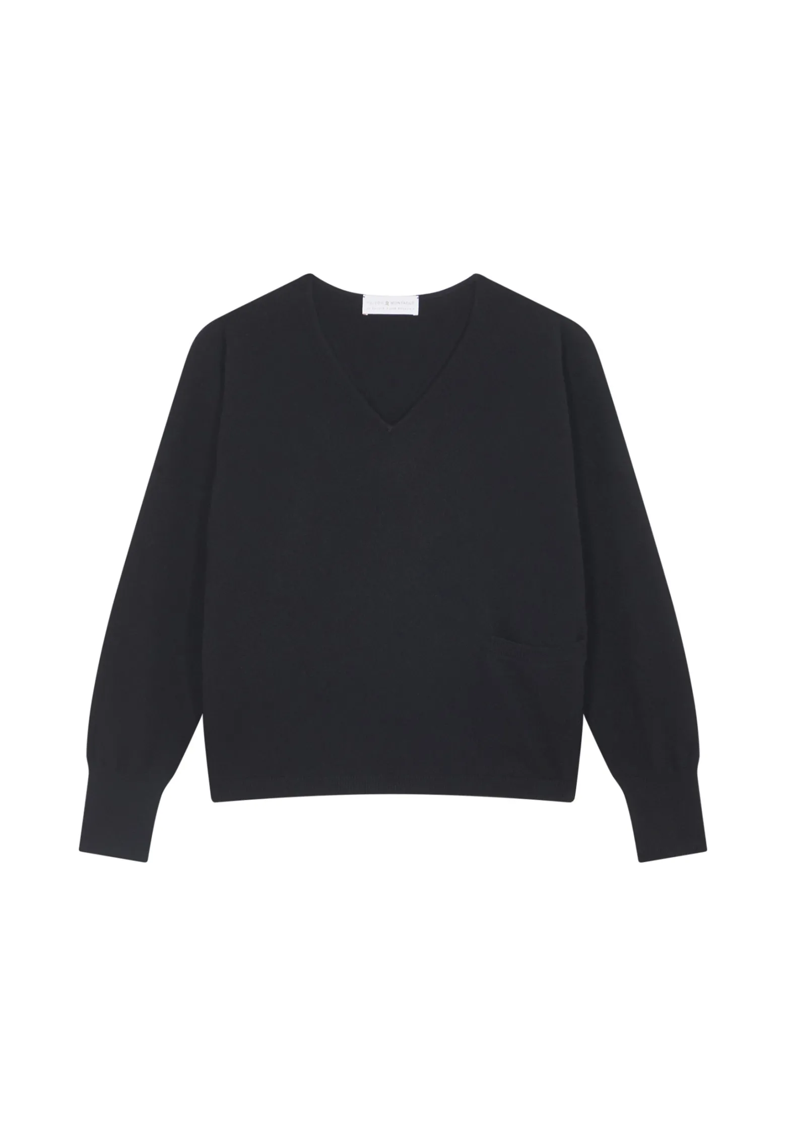 Montagut Short cashmere sweater with pocket - Balba