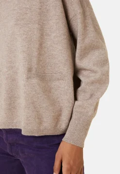 Montagut Short cashmere sweater with pocket - Balba