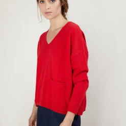Montagut Short cashmere V-neck sweater - Balba