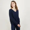 Montagut Short cashmere V-neck sweater - Balba
