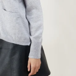Montagut Short cashmere V-neck sweater - Balba