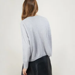 Montagut Short cashmere V-neck sweater - Balba