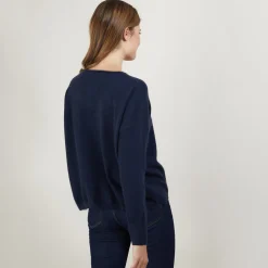 Montagut Short cashmere V-neck sweater - Balba