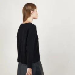 Montagut Short cashmere V-neck sweater - Balba